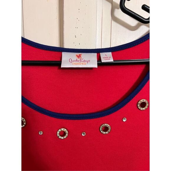 Quacker Factory size large casual comfortable dress - Picture 2 of 3